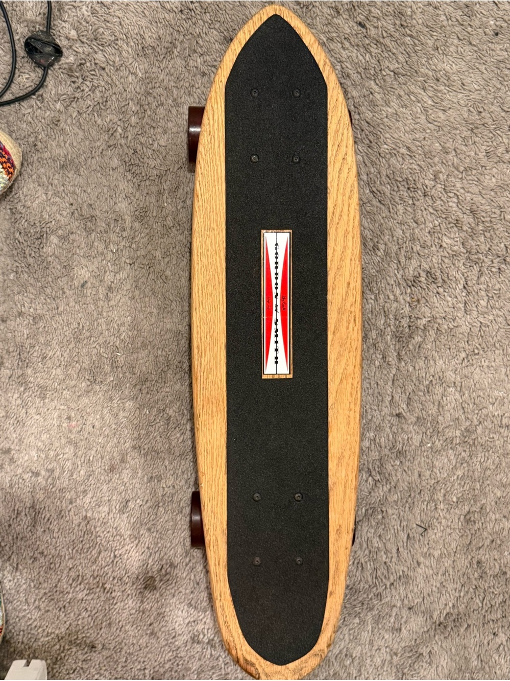 Vintage Gordon & Smith G&S Warp Tail Skateboard with Road Rider 4 Wheels – 1970s